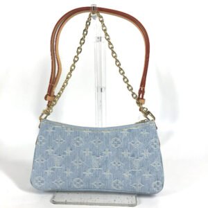 LOUIS VUITTON Shoulder Bag M83532 Monogram denim blue Monogram denim Pochette Live Women Used | AlmaBagz