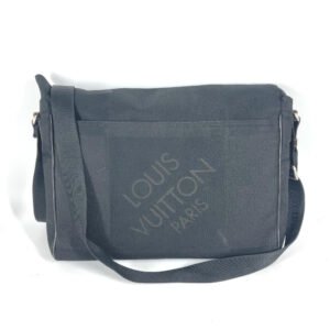 LOUIS VUITTON Shoulder Bag M93225 Damier Jean Canvas black Damier Jean Messager NM mens Used | AlmaBagz
