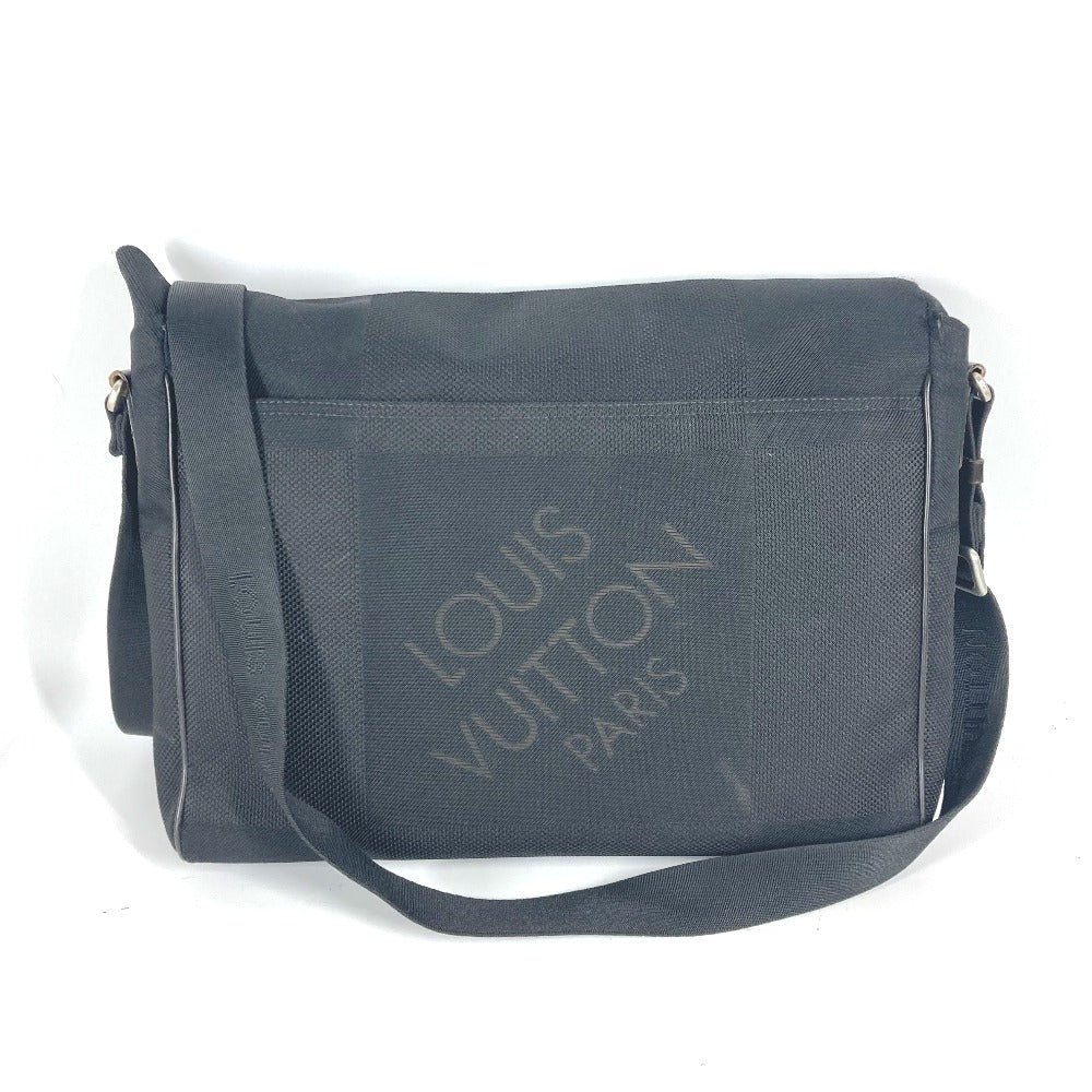 LOUIS VUITTON Shoulder Bag M93225 Damier Jean Canvas black Damier Jean Messager NM mens Used | AlmaBagz
