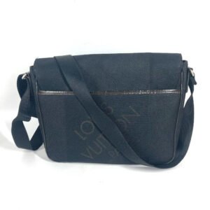 LOUIS VUITTON Shoulder Bag M93618 Damier Jean Canvas black Damier Jean Petite message mens Used | AlmaBagz