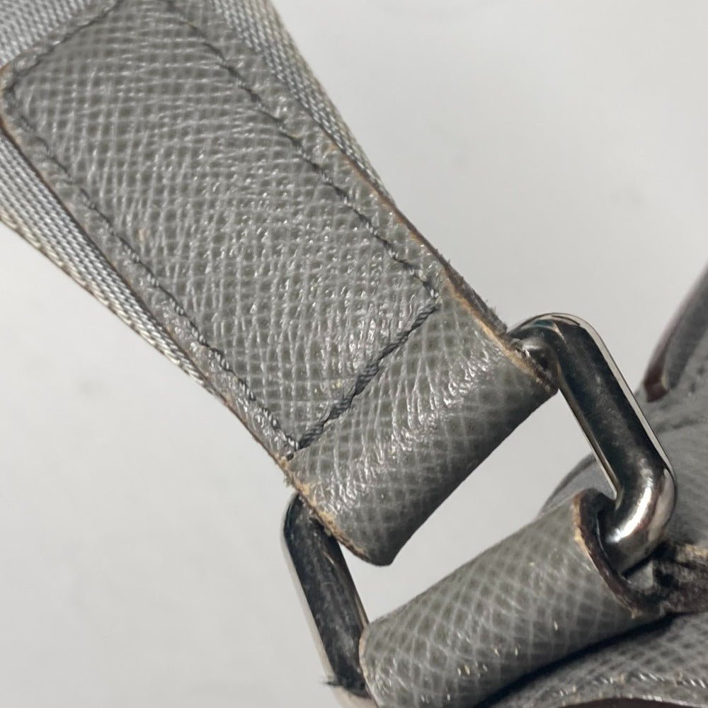 LOUIS VUITTON Shoulder Bag M32623 Taiga Leather gray Taiga Roman MM mens Used | AlmaBagz - Image 13