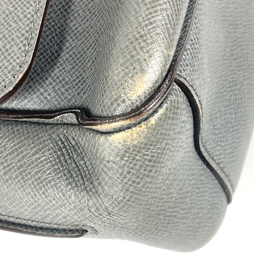 LOUIS VUITTON Shoulder Bag M32623 Taiga Leather gray Taiga Roman MM mens Used | AlmaBagz - Image 6