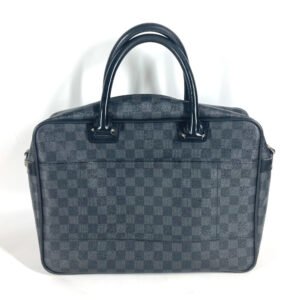 LOUIS VUITTON Business bag N23253 Damier Grafitto Canvas black Damier Grafitte Ikar mens Used | AlmaBagz