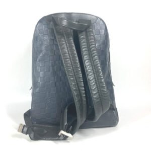 LOUIS VUITTON Backpack N40091 Damier Anfini Leather Navy Damier Anfini campus backpack unisex(Unisex) Used | AlmaBagz