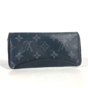 LOUIS VUITTON glasses case GI0296 Monogram Eclipse Canvas black Monogram Eclipse Etui Lunette Woody | AlmaBagz