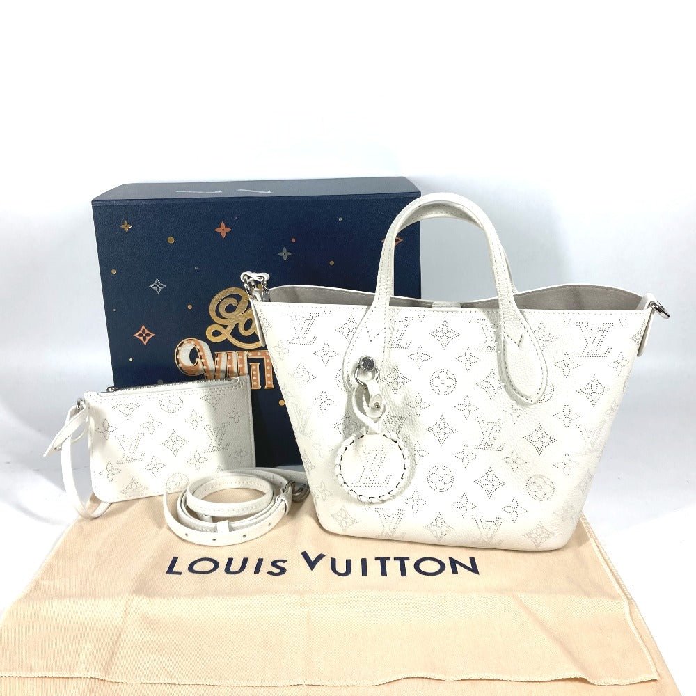 LOUIS VUITTON Shoulder Bag M11842 monogram mahina leather white Monogram Mahina Blossom PM | AlmaBagz - Image 13