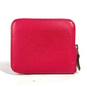 HERMES Coin case Epsom pink AzapSilk Incompact | AlmaBagz