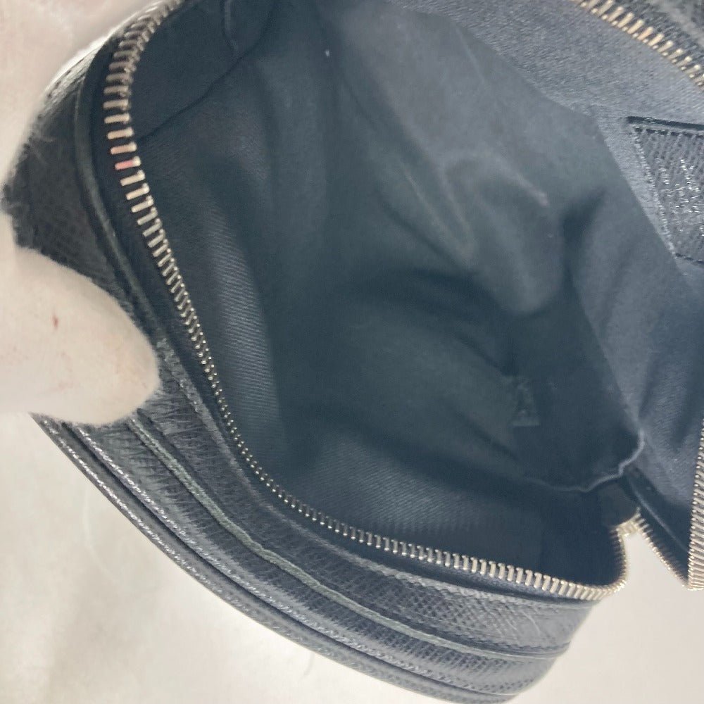 LOUIS VUITTON Shoulder Bag M32462 Taiga Leather black Taiga Dimitri mens Used | AlmaBagz - Image 15