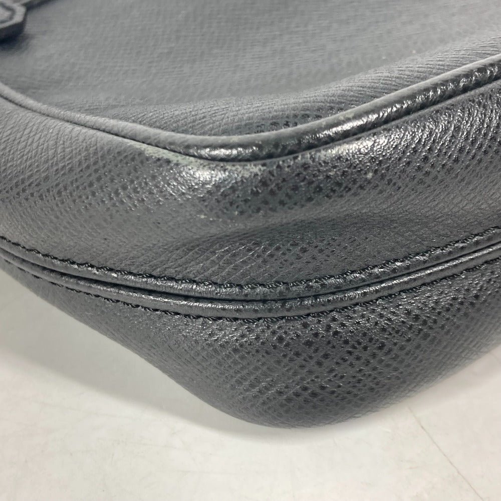 LOUIS VUITTON Shoulder Bag M32462 Taiga Leather black Taiga Dimitri mens Used | AlmaBagz - Image 6