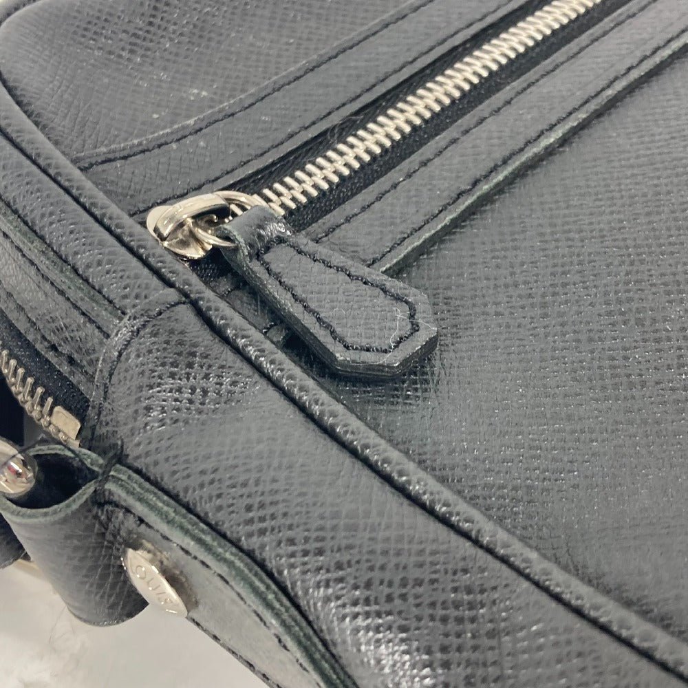 LOUIS VUITTON Shoulder Bag M32462 Taiga Leather black Taiga Dimitri mens Used | AlmaBagz - Image 7