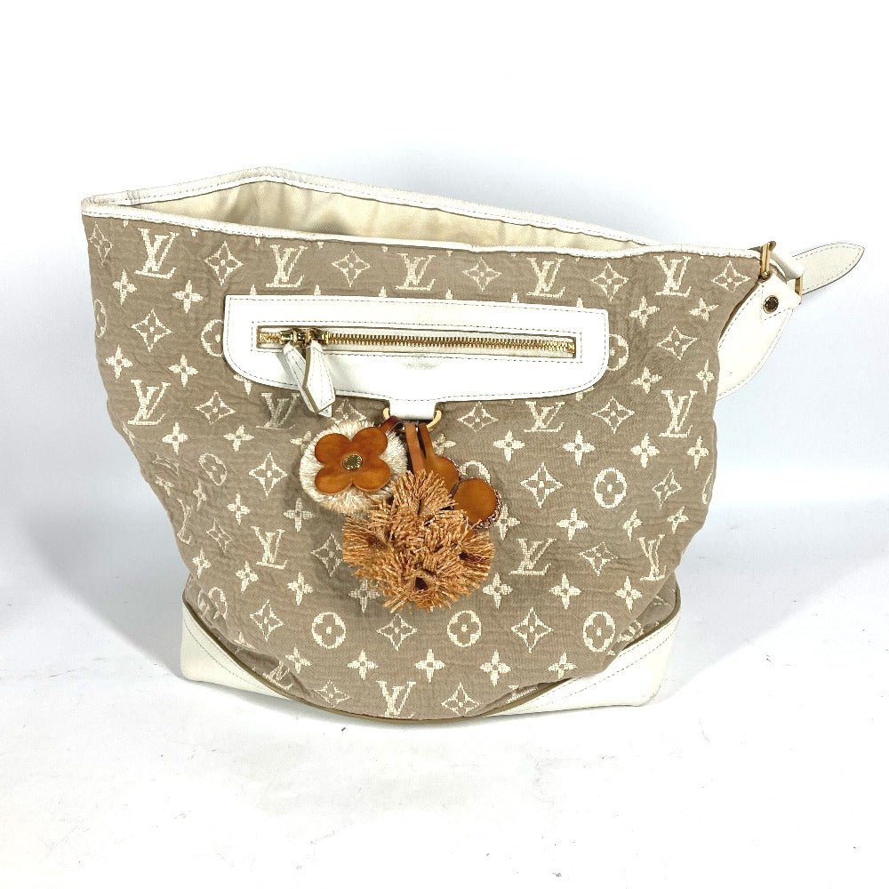 LOUIS VUITTON Shoulder Bag M93499 Cotton, Leather beige Monogram Sabia Buzzus PM Women Used | AlmaBagz - Image 13