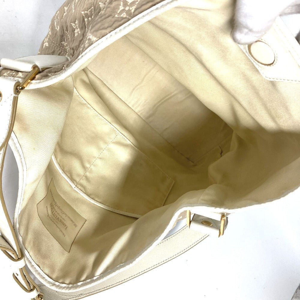 LOUIS VUITTON Shoulder Bag M93499 Cotton, Leather beige Monogram Sabia Buzzus PM Women Used | AlmaBagz - Image 10