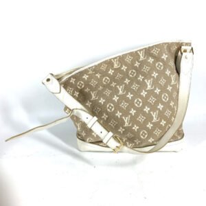 LOUIS VUITTON Shoulder Bag M93499 Cotton, Leather beige Monogram Sabia Buzzus PM Women Used | AlmaBagz
