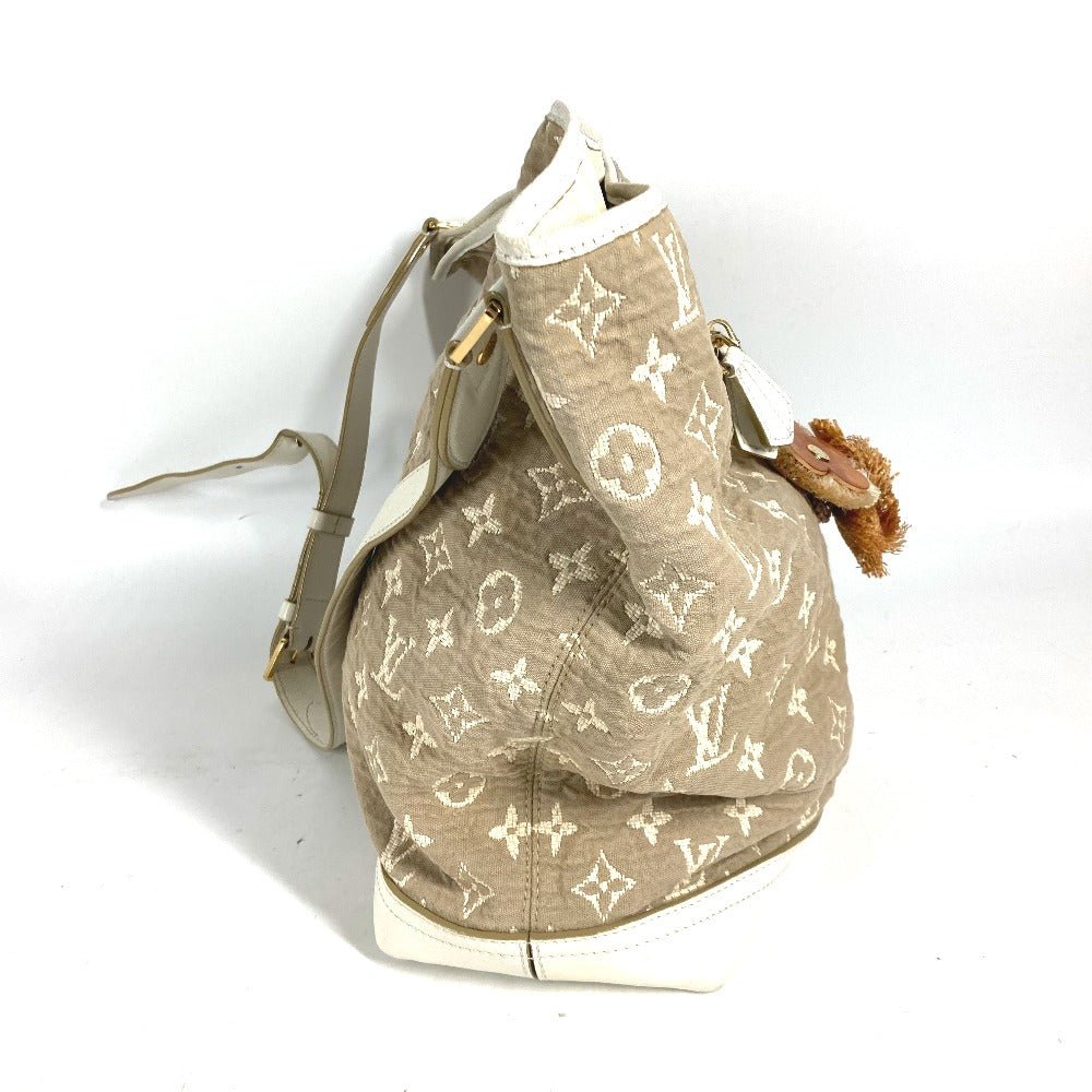 LOUIS VUITTON Shoulder Bag M93499 Cotton, Leather beige Monogram Sabia Buzzus PM Women Used | AlmaBagz - Image 3