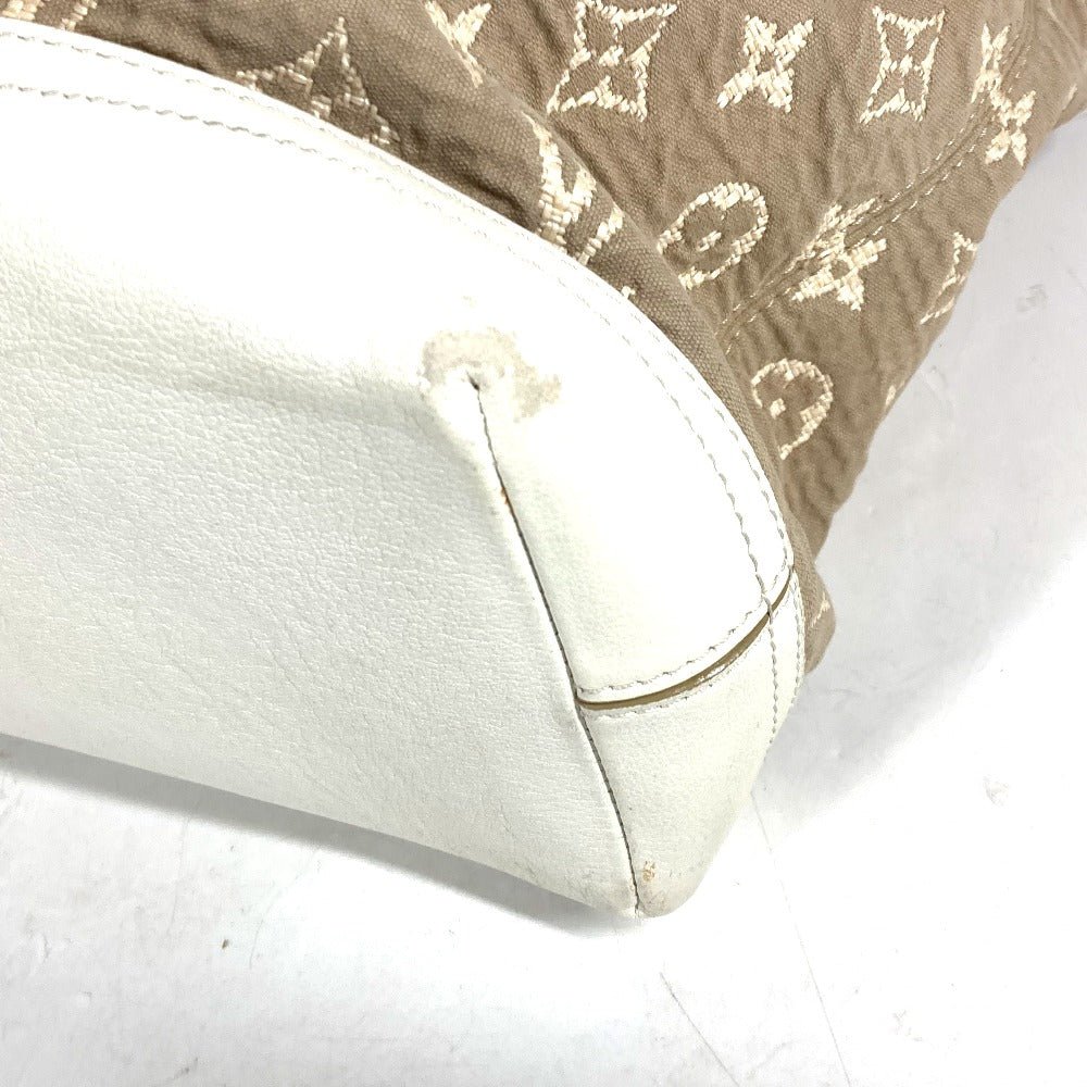 LOUIS VUITTON Shoulder Bag M93499 Cotton, Leather beige Monogram Sabia Buzzus PM Women Used | AlmaBagz - Image 6
