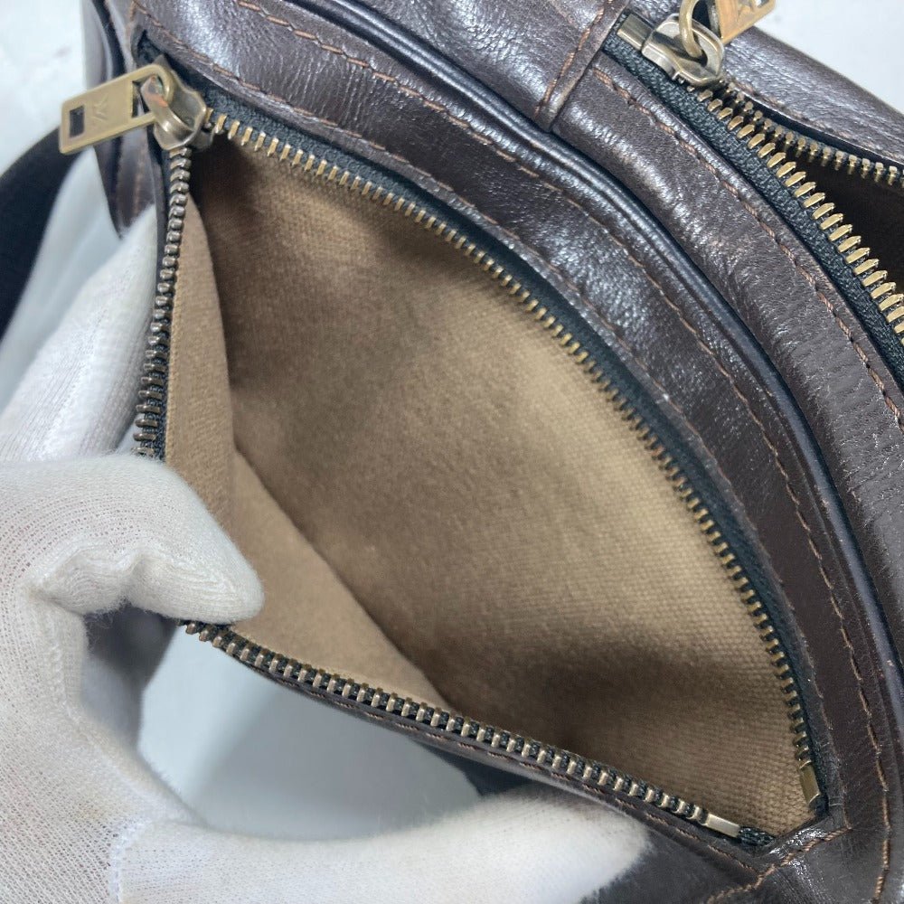 LOUIS VUITTON Sling bag M92535 Utah leather Brown Utah Sui mens Used | AlmaBagz - Image 15