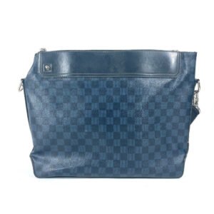 LOUIS VUITTON Shoulder Bag N41348 Damier Cobalt Canvas Navy Damier Cobalt Messenger Greenwich mens Used | AlmaBagz
