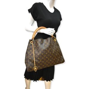 Louis Vuitton  Artsy MM Monogram Canvas Hobo Bag Brown | AlmaBagz