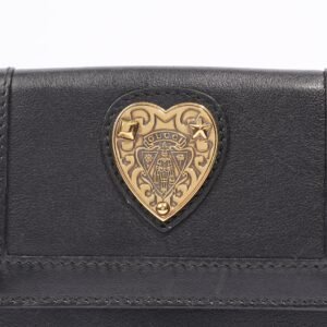 Gucci Babouska Compact Wallet Black Leather | AlmaBagz