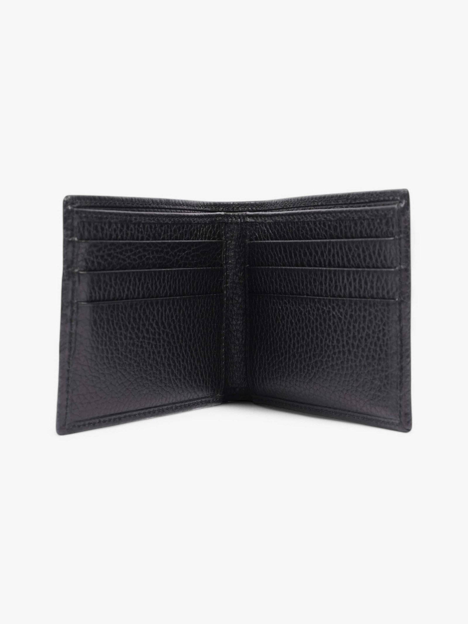 Gucci Bi-Fold Wallet Black Canvas | AlmaBagz