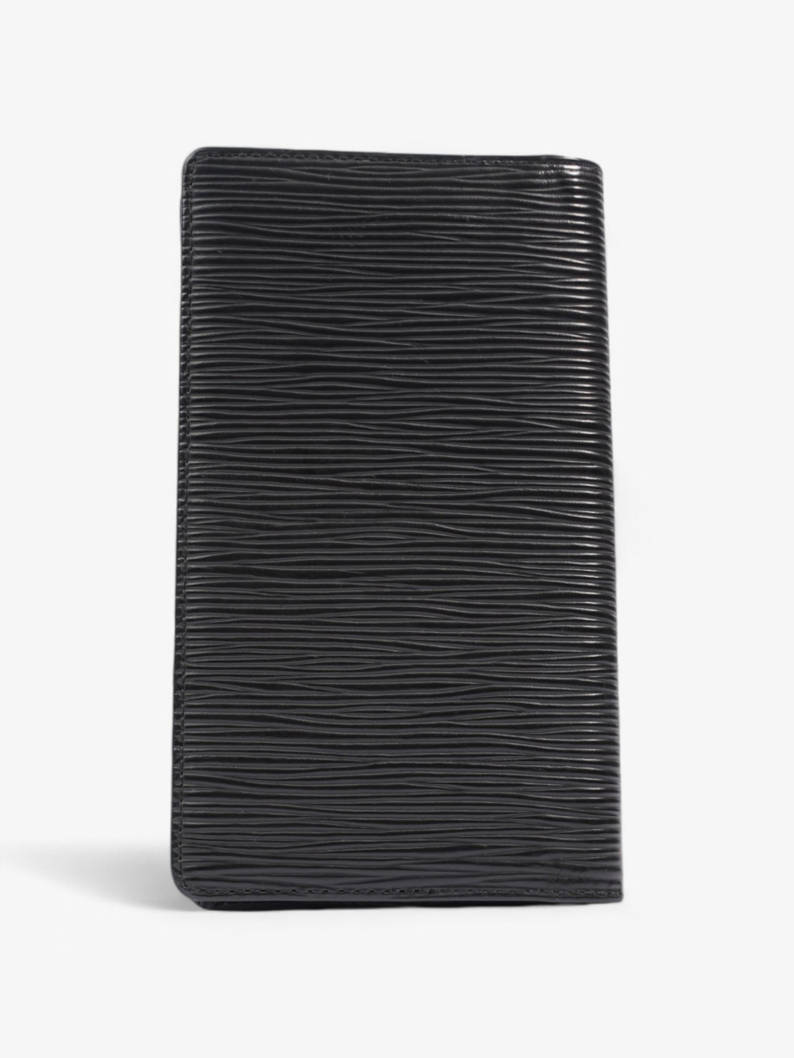 Louis Vuitton Pocket Agenda Cover Black Epi Leather | AlmaBagz