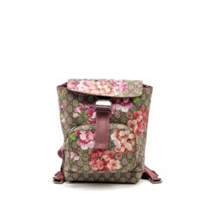 Gucci Backpack Flower Printed GG Supreme Canvas Multicolour SHW | AlmaBagz