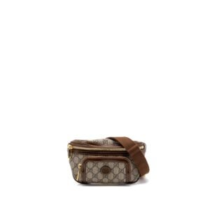 GUCCI BELT BAG INTERLOCKING GG Supreme CANVAS GHW | AlmaBagz
