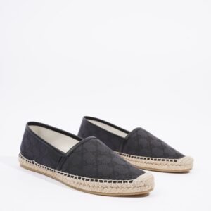 Gucci Womens Cloth Espadrilles Black EU 38.5 / UK 5.5 | AlmaBagz