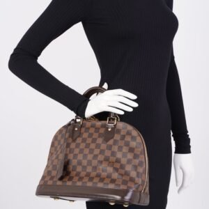 Louis Vuitton Alma Damier Ebene Canvas PM | AlmaBagz