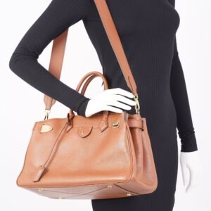 Louis Vuitton All Set Bag Brown Leather | AlmaBagz