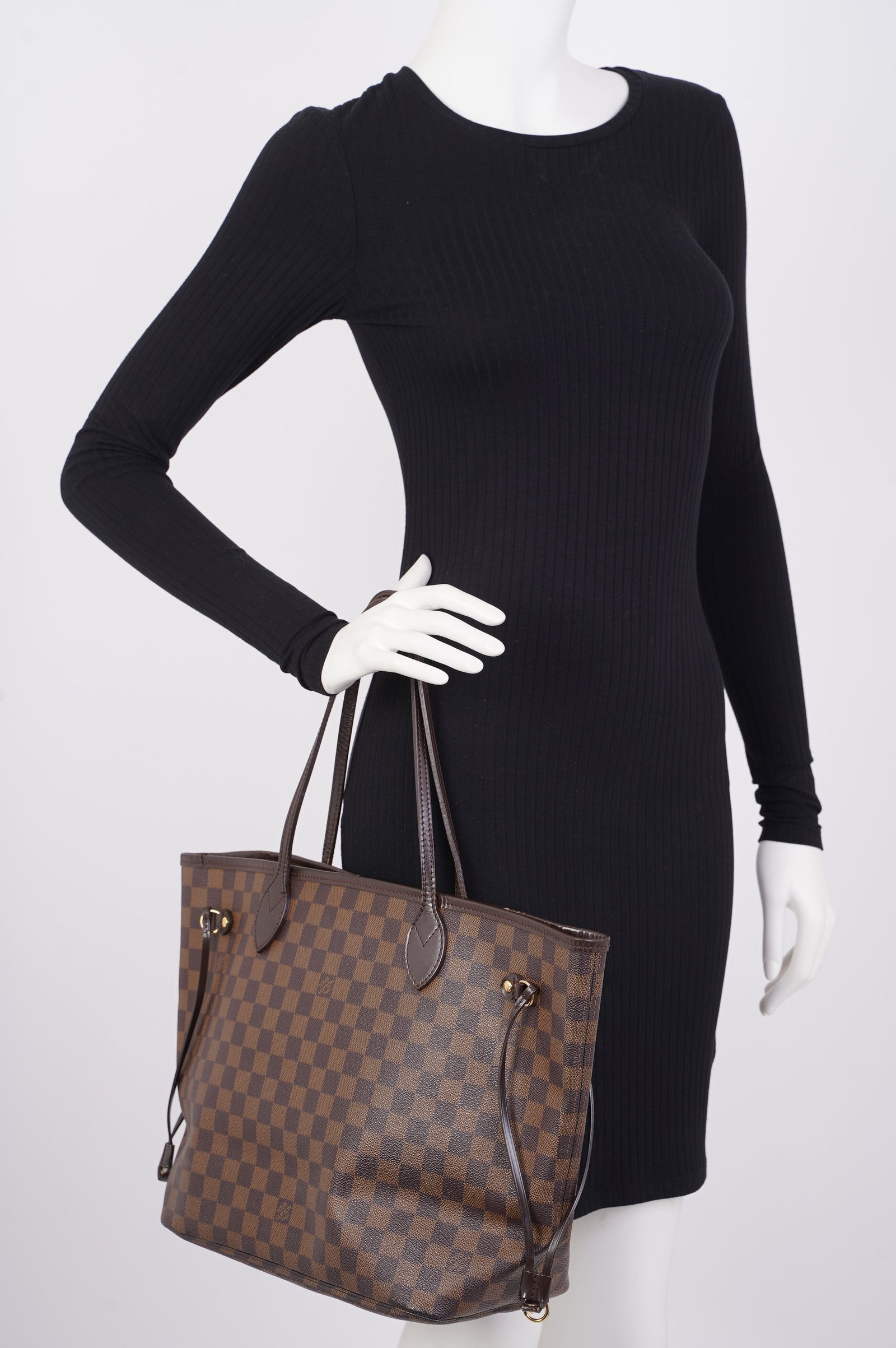 Louis Vuitton Neverfull Damier Ebene Canvas MM | AlmaBagz