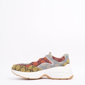 Gucci Womens Rhyton Red / Yellow / White EU 38 / UK 5 | AlmaBagz