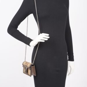 Gucci Womens Dionysus Beige / Brown Super Mini | AlmaBagz