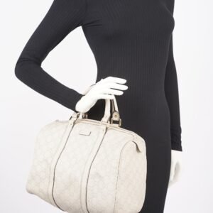 Gucci Womens Joy Boston Bag White | AlmaBagz