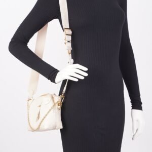 Louis Vuitton Malle Souple Empreinte Embossed White Leather | AlmaBagz