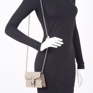 Gucci Dionysus Bag GG Monogram Canvas Super Mini | AlmaBagz