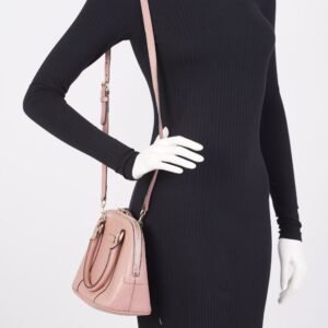 Gucci Dome Bag Pink Guccissima Mini | AlmaBagz