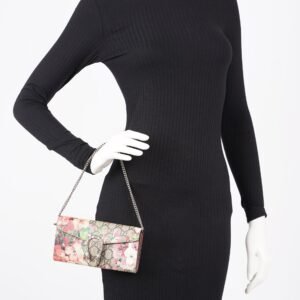 Gucci Womens Dionysus Long Wallet On Chain Supreme / Bloom | AlmaBagz