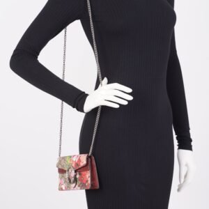 Gucci Dionysus GG Bloom Bag Monogram Flowers Canvas Mini | AlmaBagz