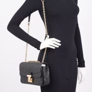 Louis Vuitton Marceau Bag Black Empreinte Leather | AlmaBagz
