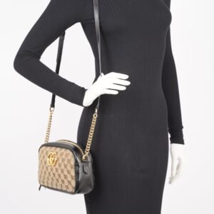 Gucci Womens Marmont Zip Supreme / Gold | AlmaBagz
