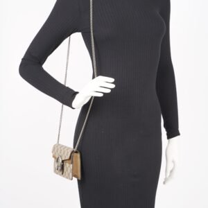 Gucci Womens Dionysus Supreme / Beige Super Mini | AlmaBagz