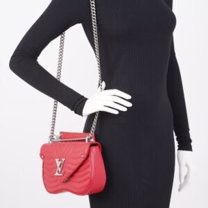 Louis Vuitton New Wave Bag Red Leather | AlmaBagz