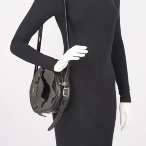 Louis Vuitton Boite Chapeau Souple Bag Black Vernis Leather | AlmaBagz