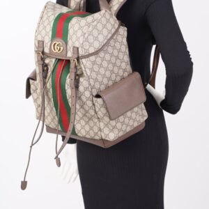 Gucci Ophidia Backpack Supreme Canvas | AlmaBagz