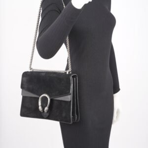 Gucci Womens Dionysus Black Medium | AlmaBagz