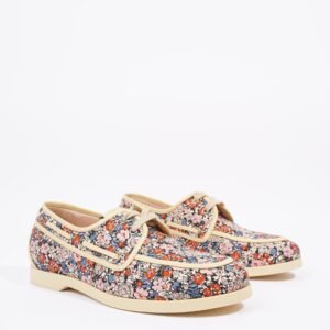 Gucci Mens Lace Up Boat Shoe Floral EU 41.5 / UK 7.5 | AlmaBagz