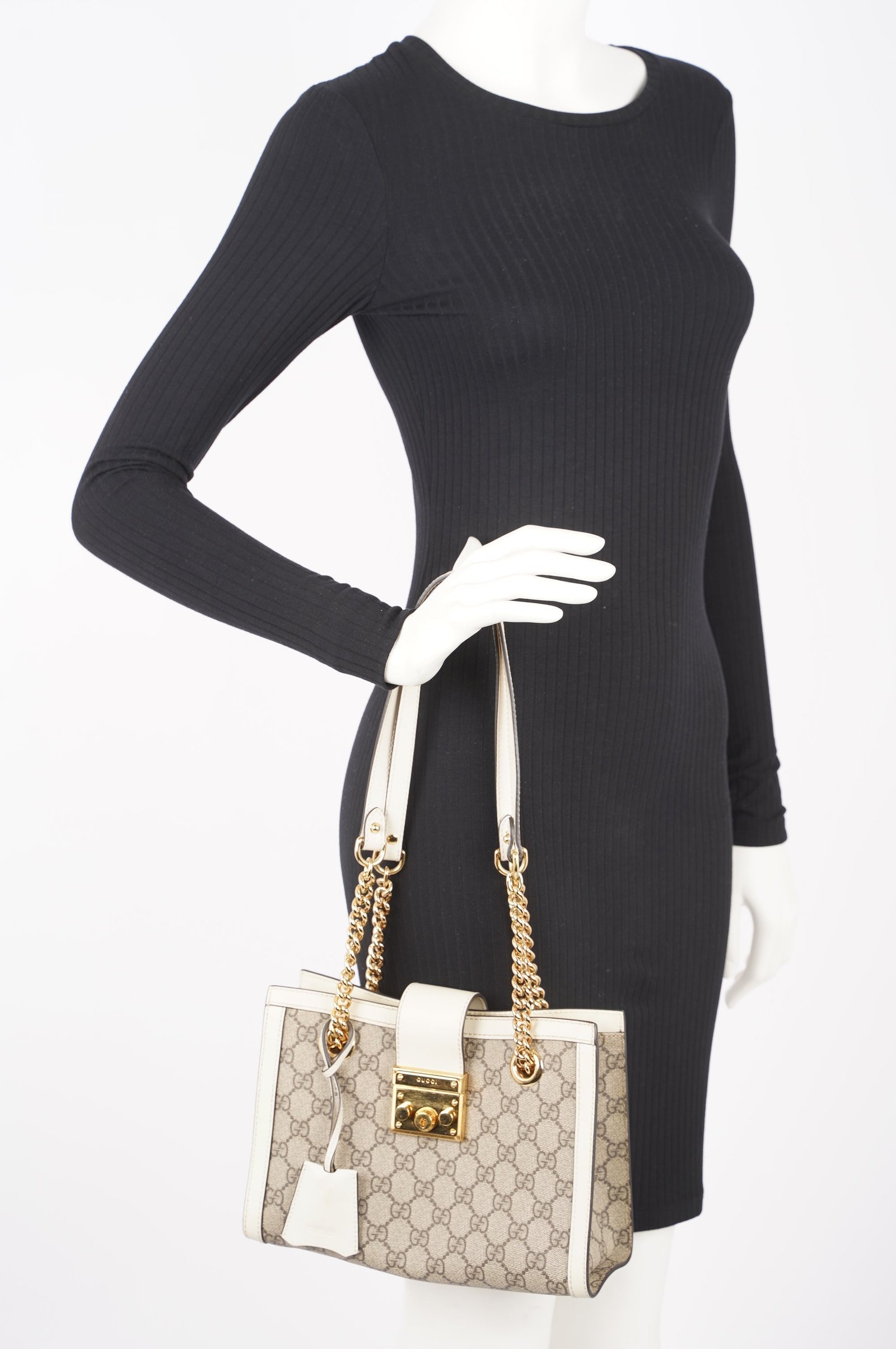 Gucci Womens Padlock Supreme Bag Small | AlmaBagz