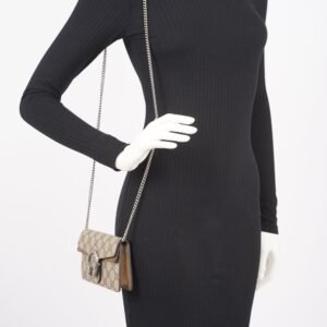 Gucci Womens Dionysus Supreme Super Mini | AlmaBagz