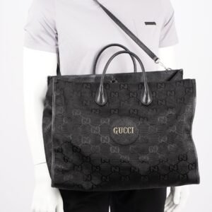 Gucci Mens Off The Grid Tote Bag Black | AlmaBagz